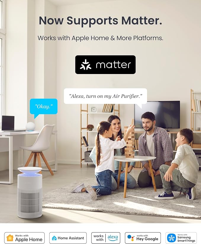 SwitchBot Air Purifier for Home up to 3620 ft², HEPA Air Purifier - Image 3