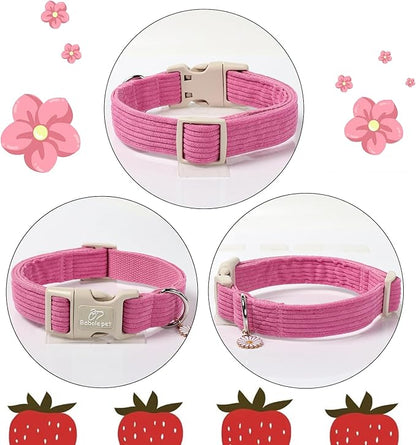 Cute Corduroy Dog Collar - Image 6