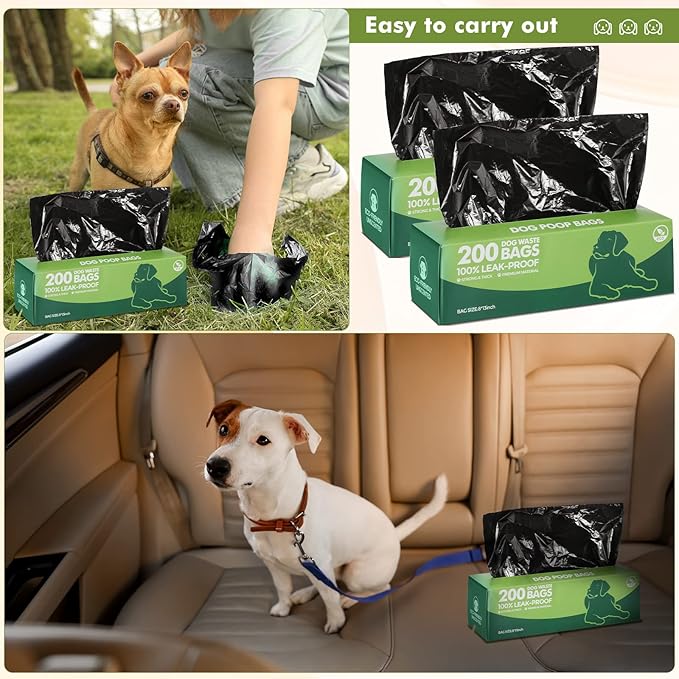 Sherr 20 Boxed Rolls 4000 Counts Dog Poop Bags Bulk Leak Proof Dog Waste Bags - Image 6