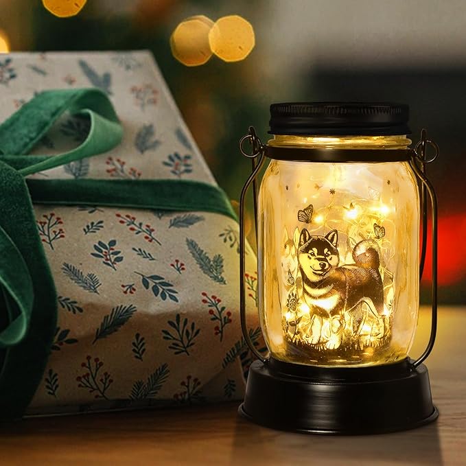 Shiba Inu Gifts for Women/Men Shiba Inu Solar Lanterns Mom Birthday Shibe Dog - Image 3