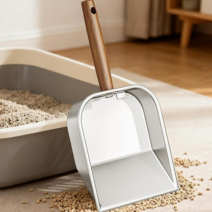 Wooden Cat Litter Scoop, Kitten Poop Shovel, 5.63x11.02 Inches Shovel - Image 7