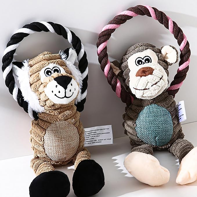 Puppy Chew Toys, Funny Heavy Duty Cute Dog Toys Aggressive Chewers, Soft - Image 7