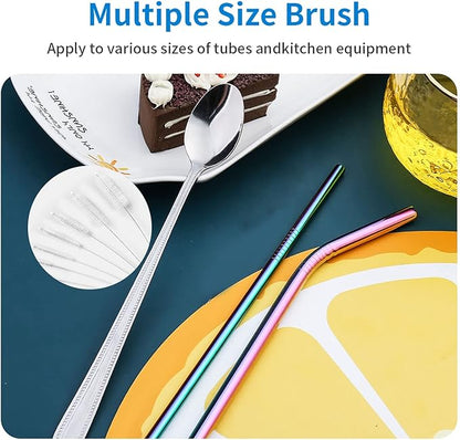 10 Pcs Flexible Drain Brush Straw Cleaner Brush Set, Pipe Cleaners Brush - Image 2