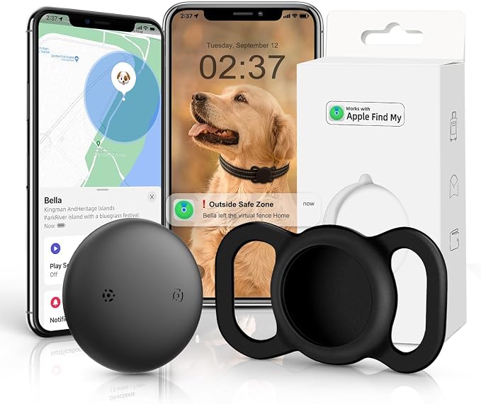 VB GPS Tracker for Dogs, Mini GPS Cat Tracker, Smart Pet Activity Tracker by Vebiso