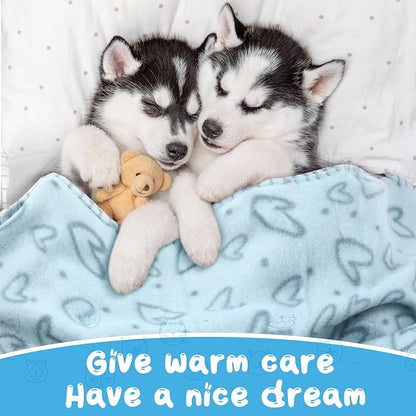 Eccliy 20 Pcs Puppy Blanket Pet Soft Fleece Dog Blankets Warm Felt Throw Sleep - Image 4