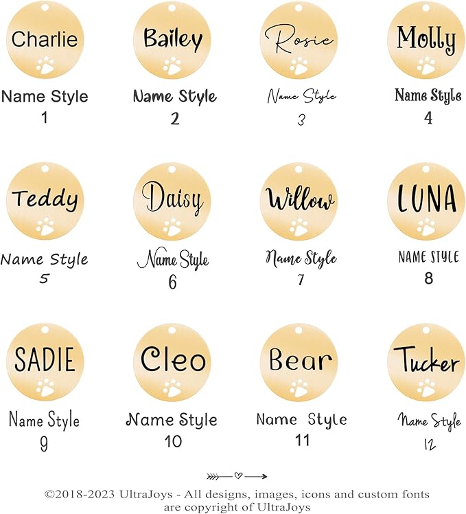 Ultra Joys Dog Tags Personalized - Image 5