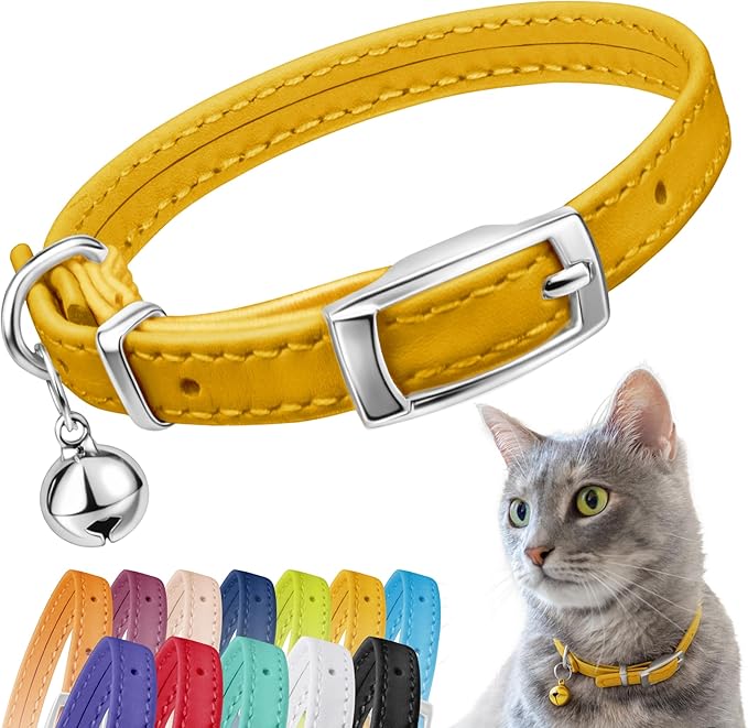 CollarDirect Leather Cat Collar by CollarDirect