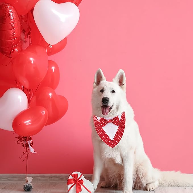 ADOGGYGO Valentine Dog Tuxedo Bandana - Image 3