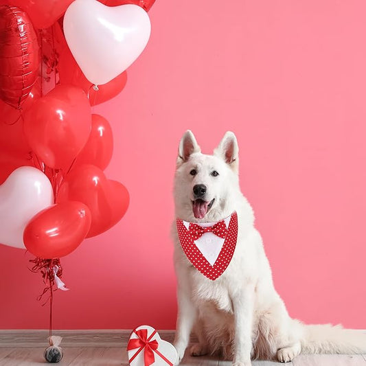 ADOGGYGO Valentine Dog Tuxedo Bandana - Image 2