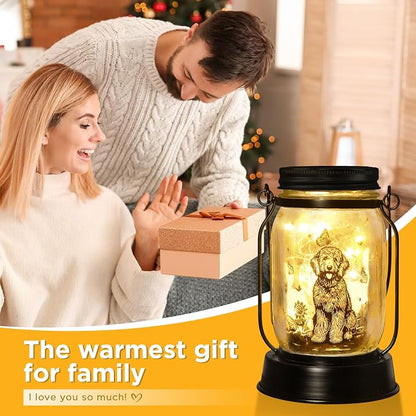 kyoryuger Goldendoodle Gifts for Women/Men Poodle Solar Lanterns Dog Mom - Image 4