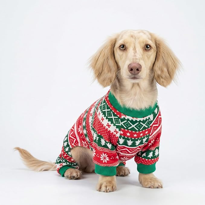 Fitwarm Dog Christmas Outfit, Dog Pajamas, Dog Winter Clothes - Image 4