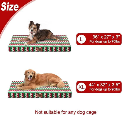 Orthopedic Dog Bed for Large Dogs, Big Waterproof Dog Bed Washable Pet Bed for - Image 2