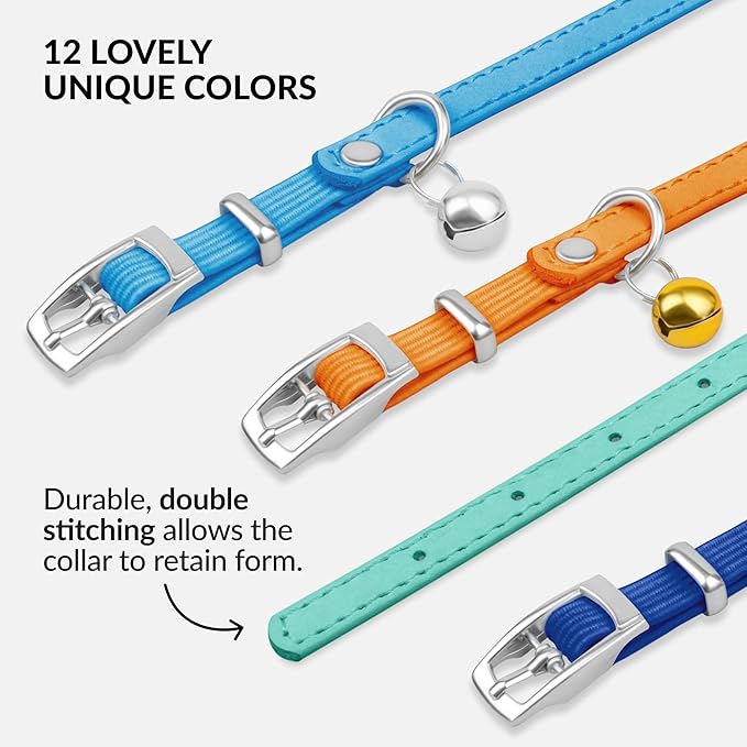 CollarDirect Leather Cat Collar - Image 5