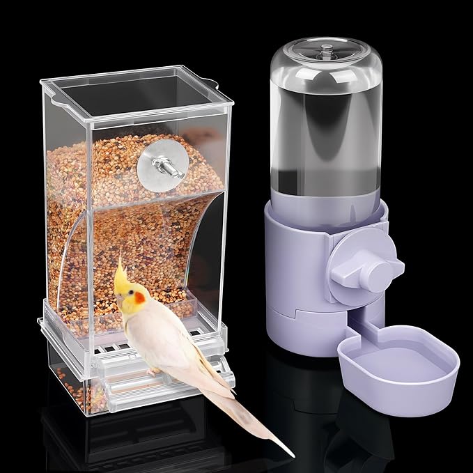 No Mess Bird Feeder Water Dispenser Set, Bird Feeder by lemtrflo