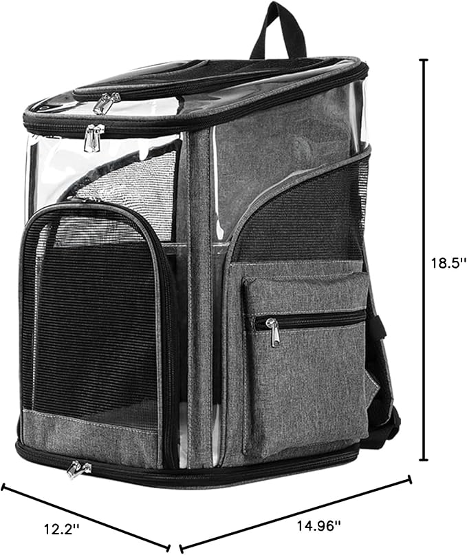 Cat Carrier Backpack for Small Medium Cats Dogs Backpack Puppies up to 26 Lbs - Image 7