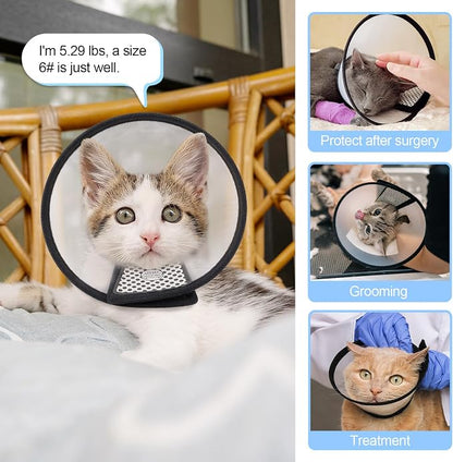 Depets Adjustable Recovery Pet Cone E-Collar - Image 8
