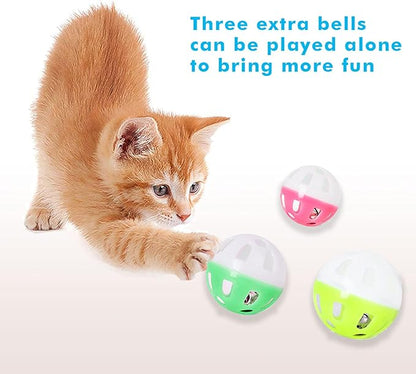 UPSKY Cat Toy Roller 3-Level Turntable Cat Toy Balls - Image 5