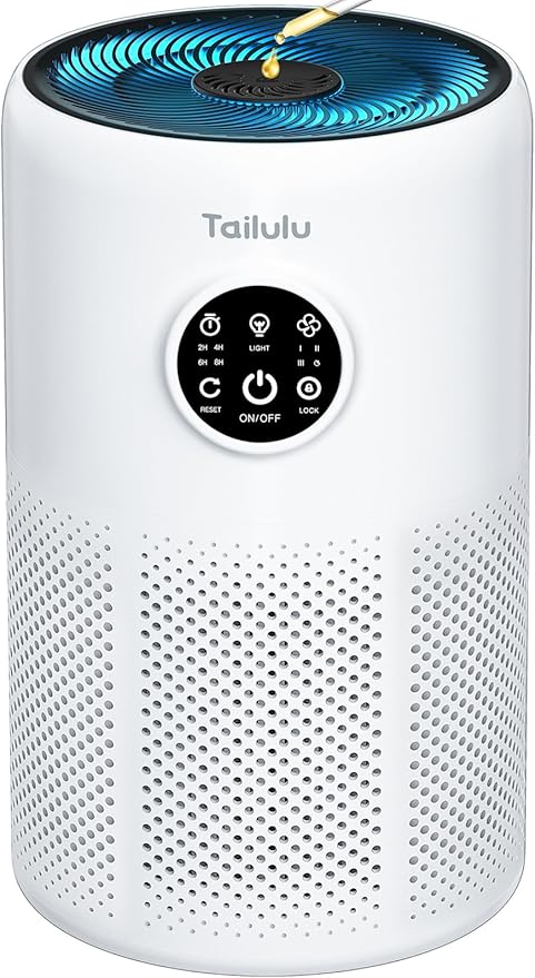 Air Purifiers for Home Pets Large Room Up to 1360 Ft², Tailulu D10 HEPA Air by Tailulu