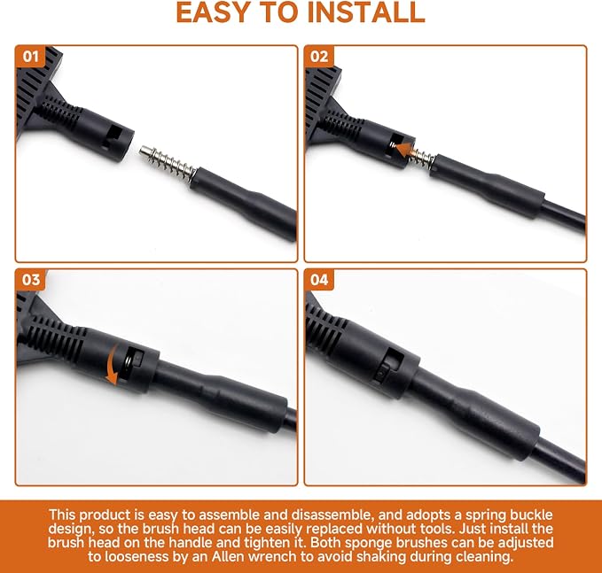 6 in 1 Aquarium Cleaning Tool Kit, Telescopic Handle Design, - Image 8
