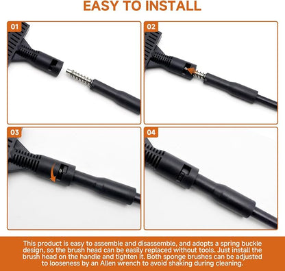 6 in 1 Aquarium Cleaning Tool Kit, Telescopic Handle Design, - Image 8