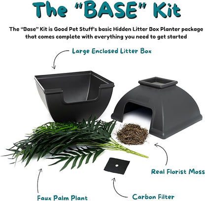 Good Pet Stuff Hidden Litter Box Planter, Decorative Cat Litter Enclosure - Image 5