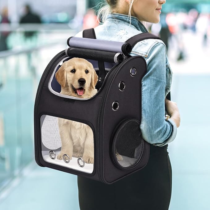 Cat Carrier Backpack, Expandable Pet Carrier Backpack - Image 7
