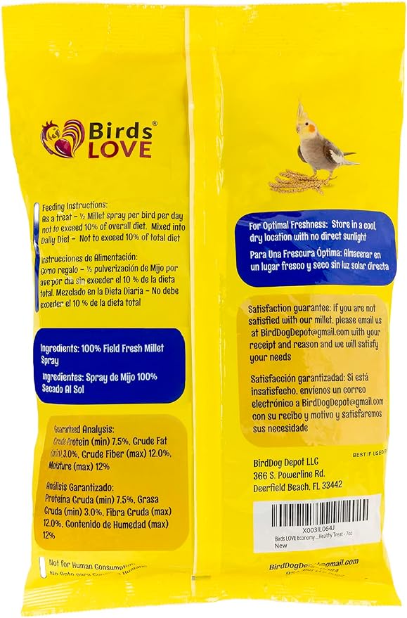 Birds LOVE Economy Special Spray Millet | GMO-Free - Image 2