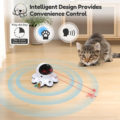 ORSDA Cat Laser Toy, 2-in-1 Interactive Automatic Motion Activated Moving 8 - Image 5