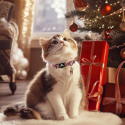 2 Pack Christmas Cat Collars - Image 5