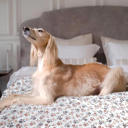 Dog Blankets for Large Dogs, Soft Fluffy Flannel Pet Blanket Mat Cover for Bed - Image 7