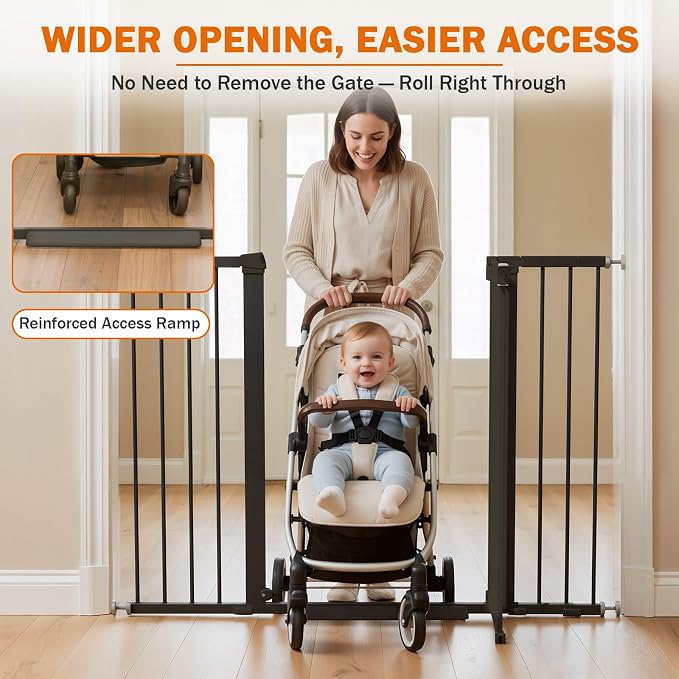 Mumeasy 36" Extra Tall Baby Gate - Image 3