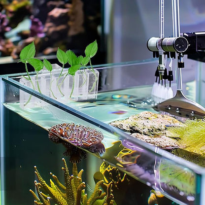 2PC 7 Holes Upgraded Aquarium Plant Holder, Aquatic Plants Cup - Image 2