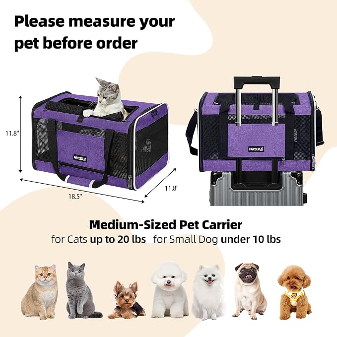 Cat Carrier Soft-Sided Travel Bag - Image 2