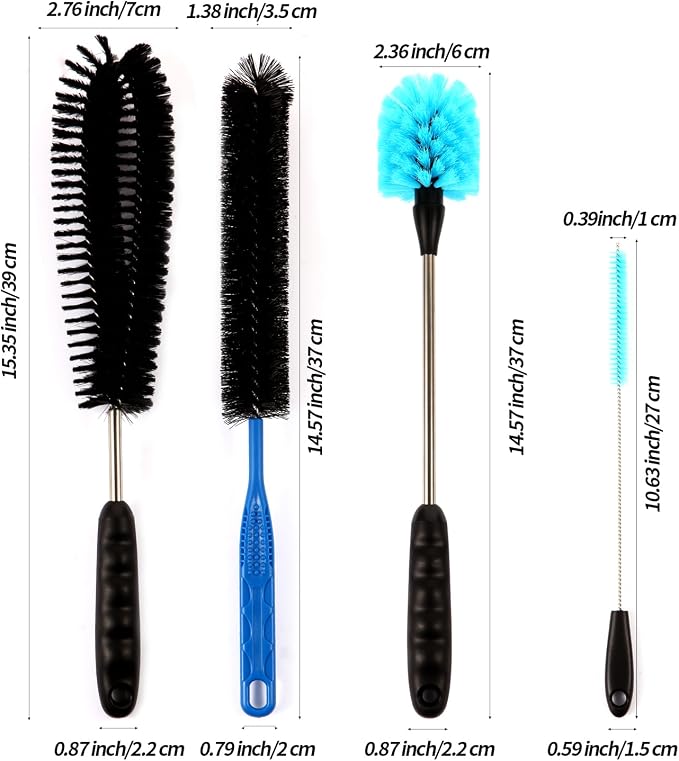 11 in 1 Fish Tank Aquarium Cleaning Brush Kit, Aquarium brushSutiable - Image 3