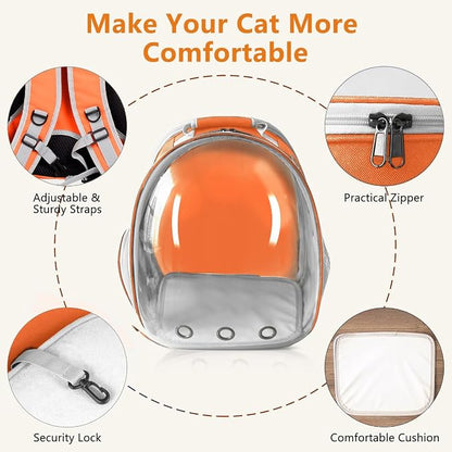 Cat Backpack Carrier Back Expandable Bubble Pet Carrier Backpack - Image 4