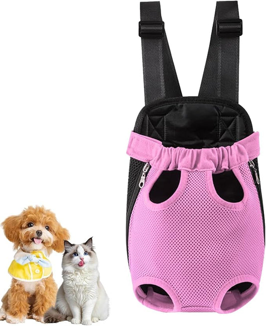 Dog Carrier Backpack, Adjustable Puppy Front Carrier Backpack, Ventilated Dog by nulala