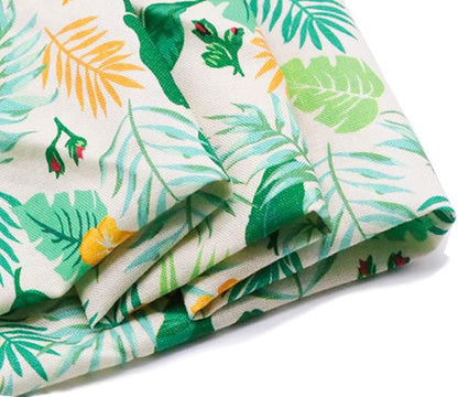 ARING PET Summer Dog Bandanas, Autumn Leaf Floral Kerchief Triangle Bibs Scarf - Image 2
