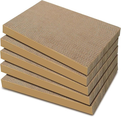 AGYM 5 Packs Cat Scratcher, 5 Packs Refill Cat Scratching Pad Cardboard by AGYM