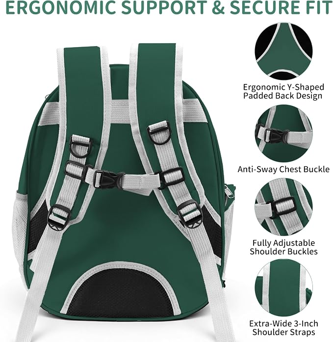 Cat Backpack Carrier, Back Expandable Pet Backpack - Image 3