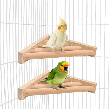 Litewoo Bird Perch Corner Platform Stand Shelf by Litewoo