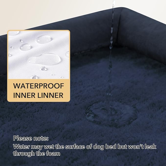 Orthopedic XXL Dog Beds, Waterproof Egg Crate Foam Big Pet Bed - Image 3