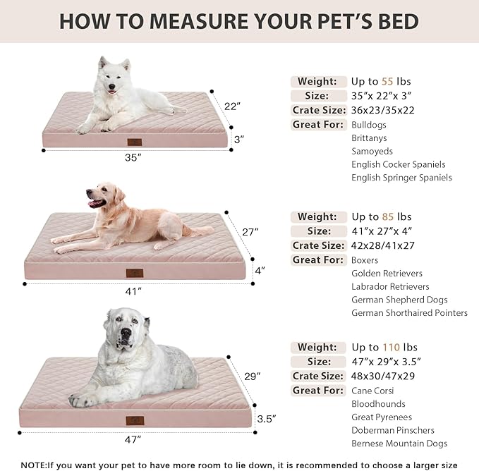 WNPETHOME Orthopedic XL Dog Bed - Image 5