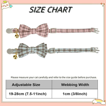 2 Pack Soft Cotton Cat Collars - Image 2