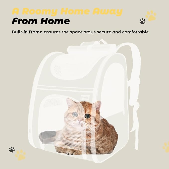 Zavothy Cat Backpack Carrier, Expandable Airline Approved Pet Backpack - Image 6