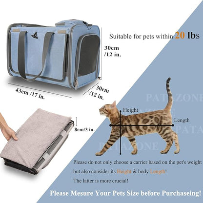 Soft Cats Carrier for Small Dogs Carriers Airline Approved Puppy Travel Bag - Image 2