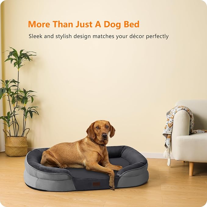 Dwanton Orthopedic Dog Bed for Extra Large Dogs - Image 9