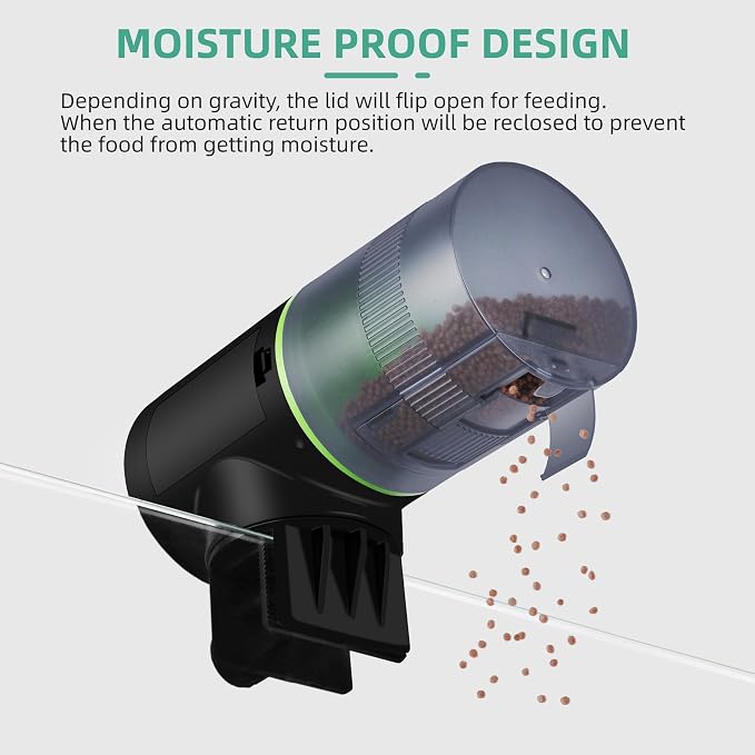 FREESEA Aquarium Automatic Fish Feeder: Programmable Auto Food Dispenser - Image 4