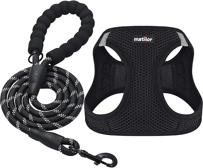 Dog Harness Step-in Breathable Puppy Cat Dog Vest Harnesses by matilor