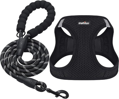 Dog Harness Step-in Breathable Puppy Cat Dog Vest Harnesses by matilor