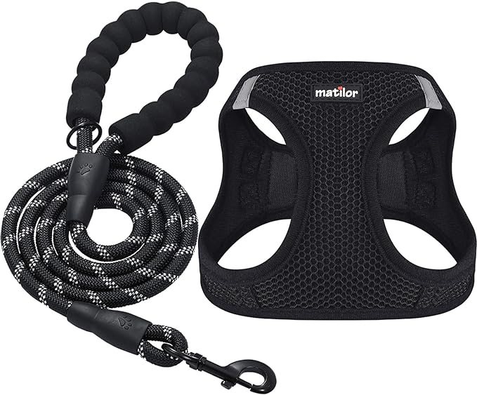 Dog Harness Step-in Breathable Puppy Cat Dog Vest Harnesses by matilor